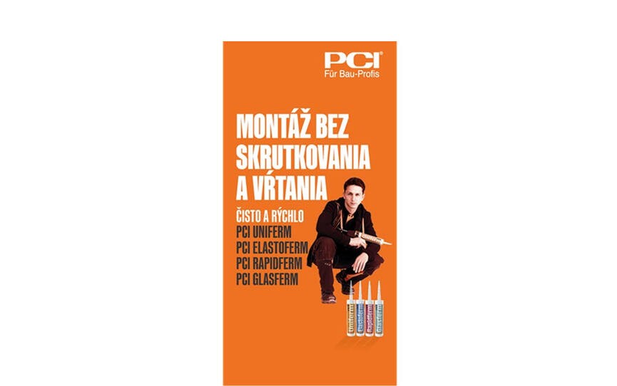 Montáž bez skrutkovania a vŕtania