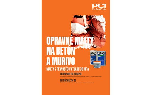 Opravné malty na betón a murivo