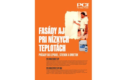 Fasády aj pri nízkych teplotách